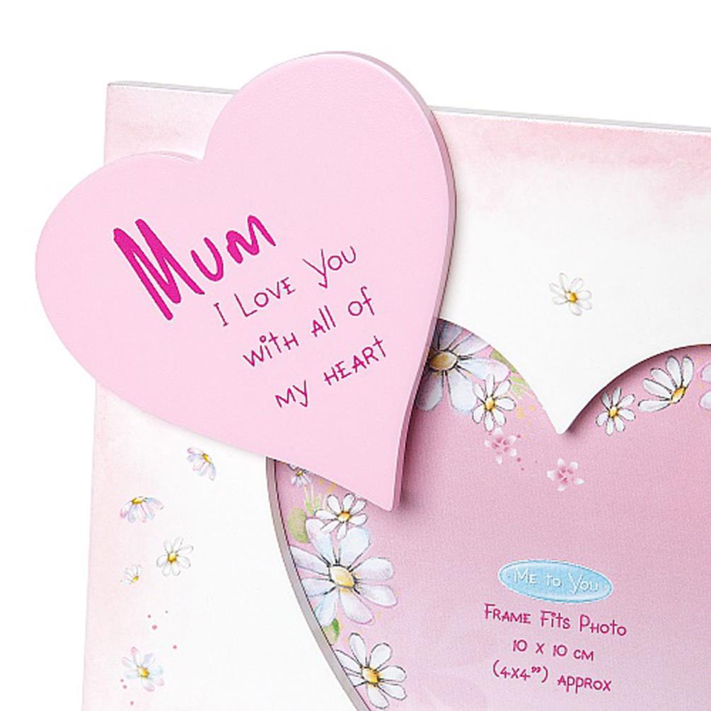 Mum I Love You Heart Me to You Bear Photo Frame Extra Image 1
